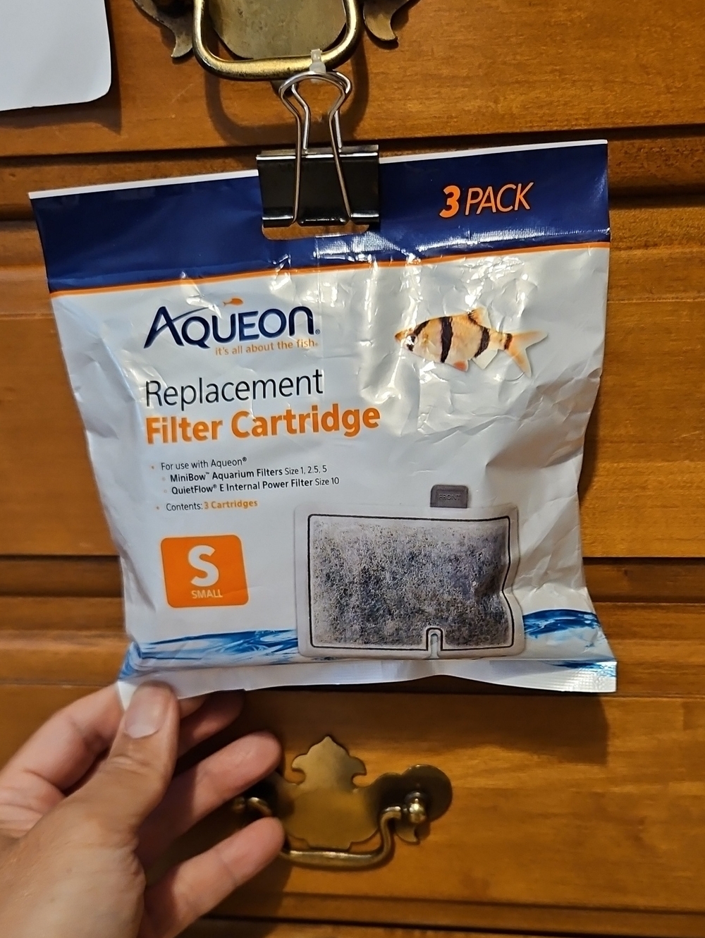 Small Replacement Filter Cartridge – White & Blue Packaging (3 Pack)